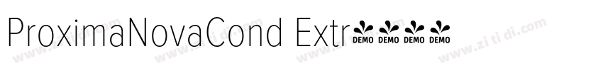 ProximaNovaCond Extr字体转换